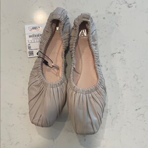 Zara atelier ballet flats